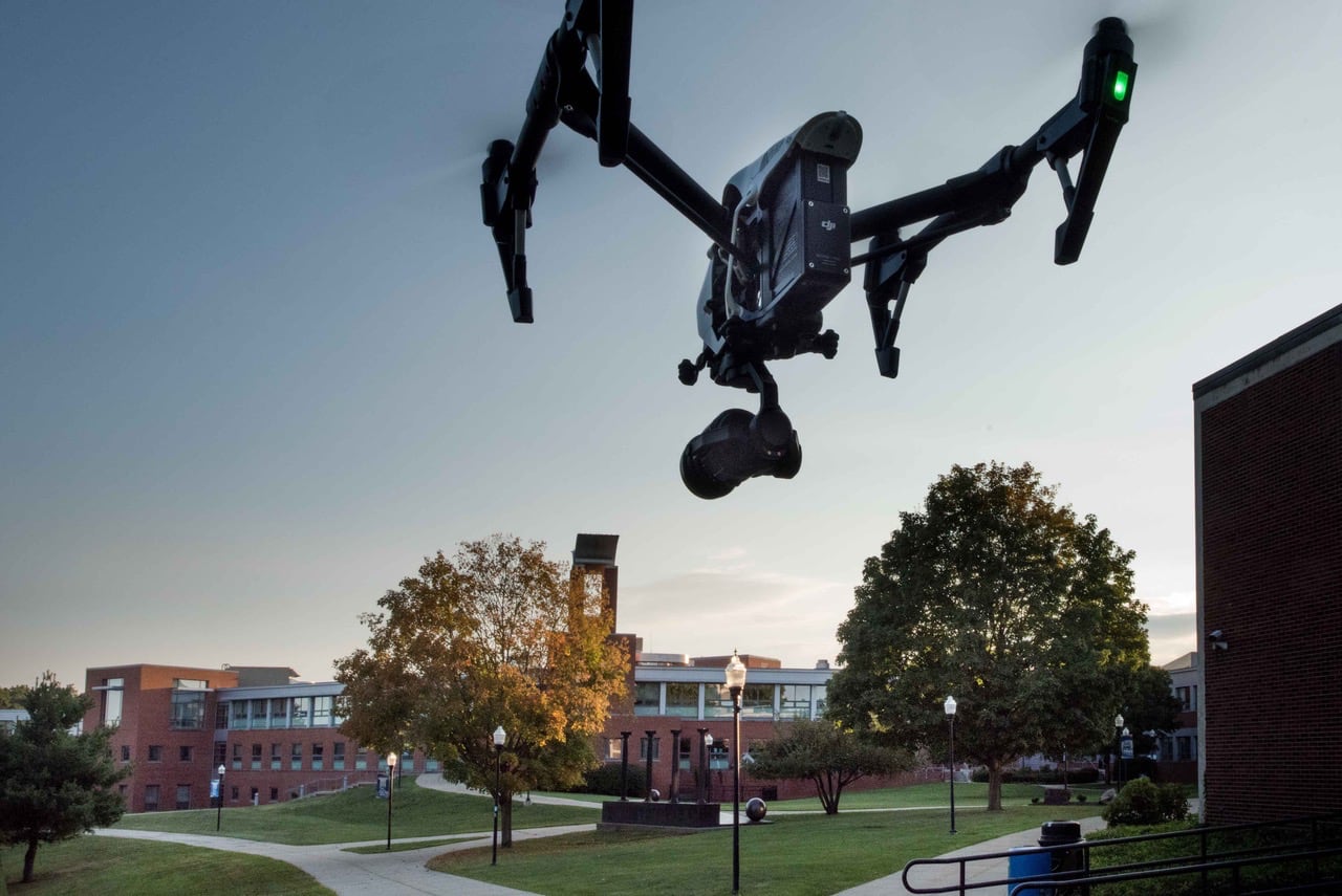 Drone over SCSU