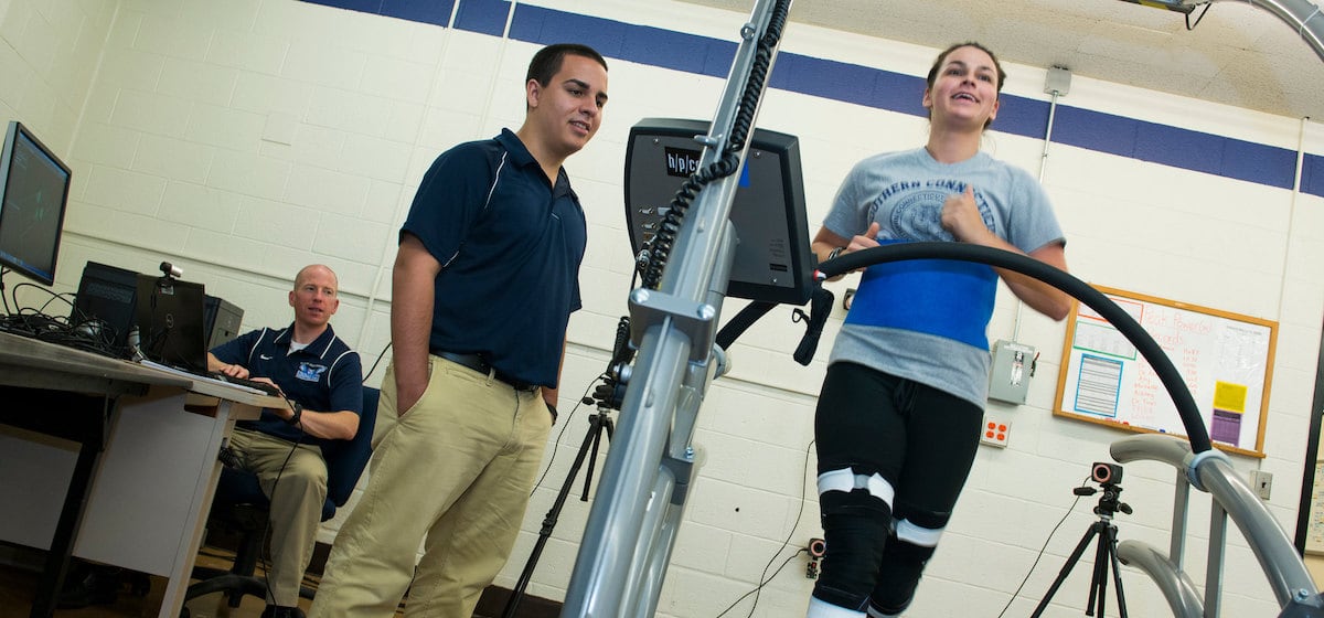 Running on the equipment