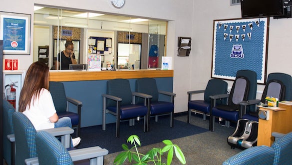 Student Health Center lobby